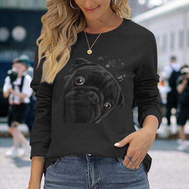 Dog Pug Langarmshirts Geschenke für Sie