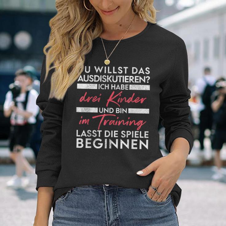 Du Willst Das Ausdiskutieren -Ater Kinder Langarmshirts Geschenke für Sie