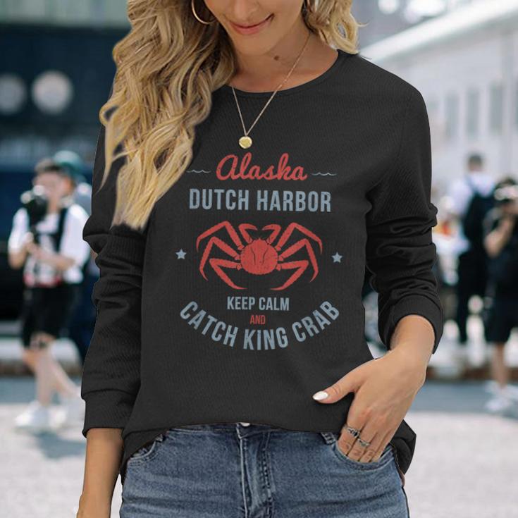 Dutch Harbor Alaska King Crab Langarmshirts Geschenke für Sie