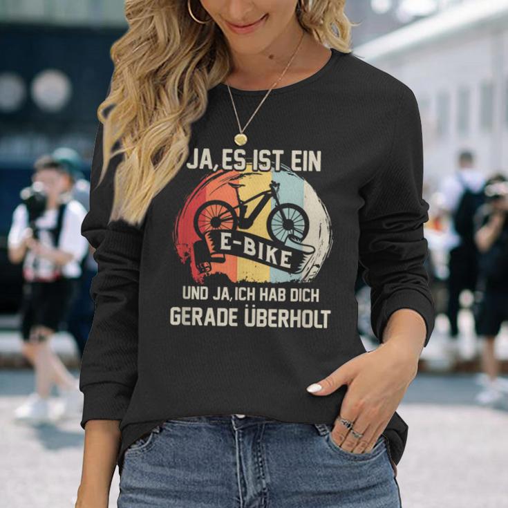 E-Bike Ja Ich Hab Dich Überhaut E Bike Langarmshirts Geschenke für Sie