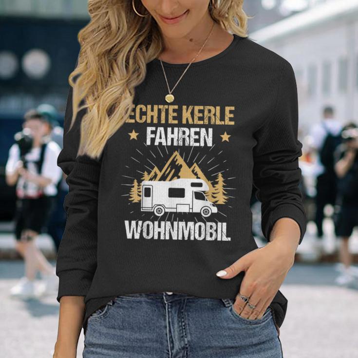 Echte Kerle Fahren Motorhome Langarmshirts Geschenke für Sie