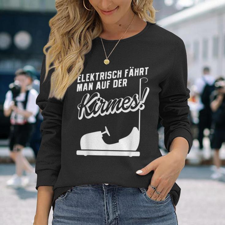 Elektrisch Fahrt Man Auf Der Kirmes Electric Car Langarmshirts Geschenke für Sie