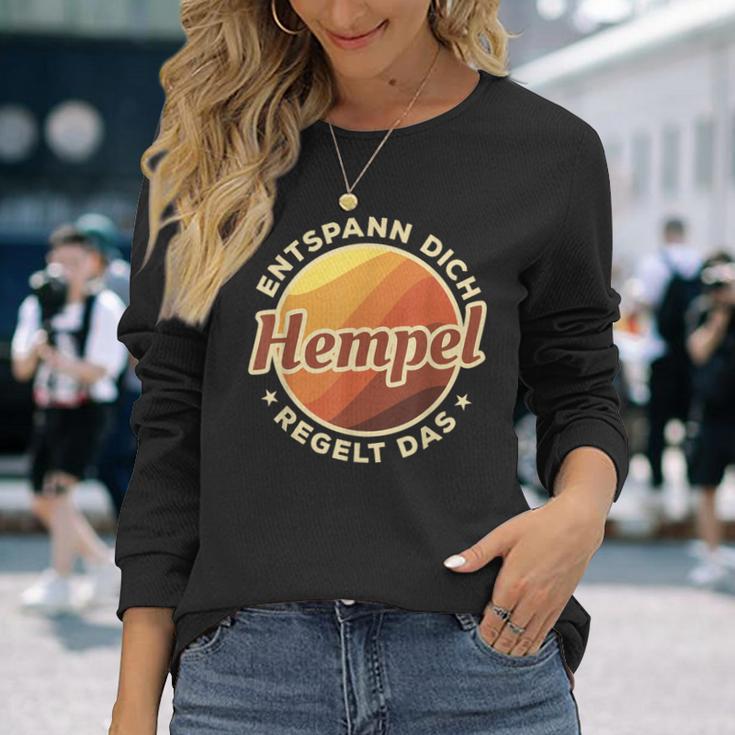 Entspann Dich Hempel Regelt Das Langarmshirts Geschenke für Sie