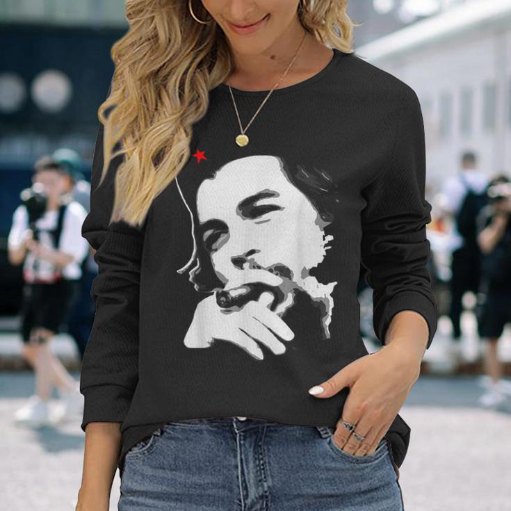 Ernesto Che Guevara Cuba Revolution Guerilla Langarmshirts Geschenke für Sie