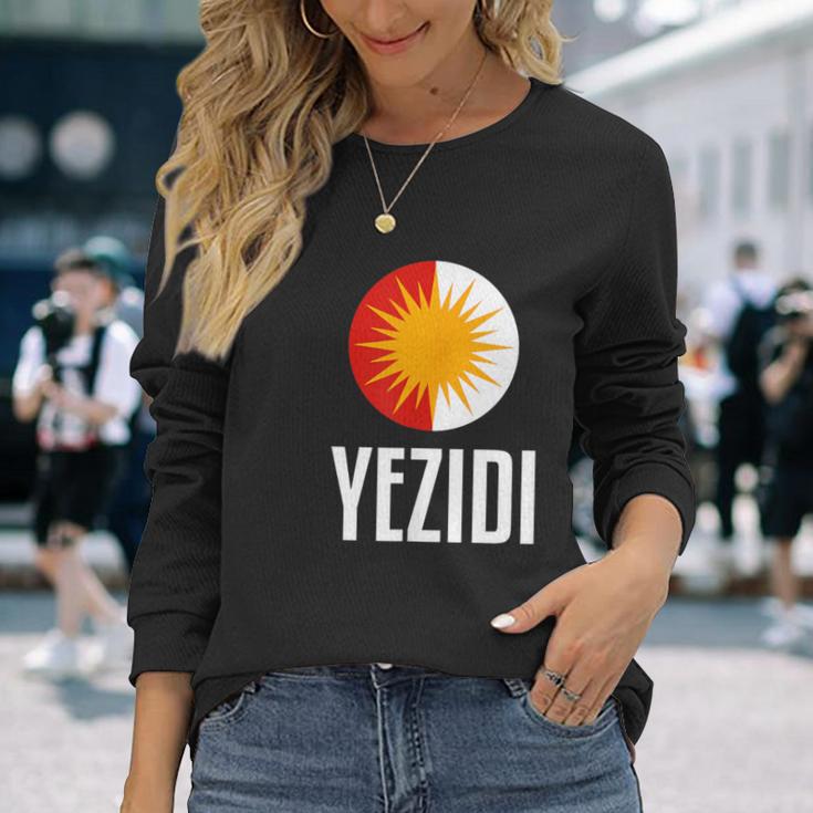 Ezidi Flag Yezidi Langarmshirts Geschenke für Sie