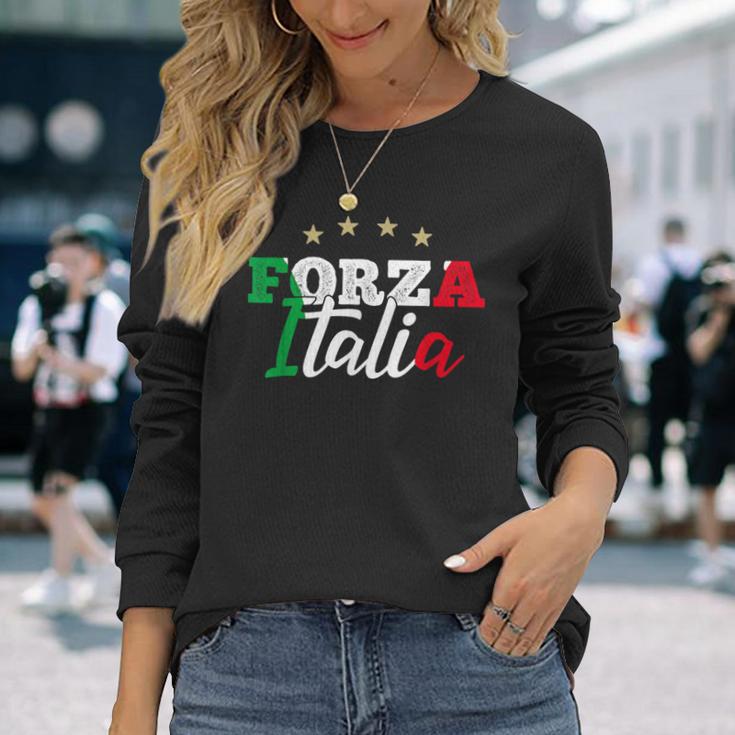 Forza Italia For Italian Football Fans Langarmshirts Geschenke für Sie