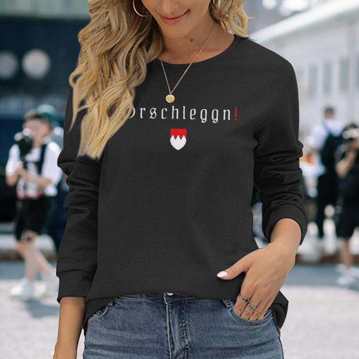 Frankisch Fränkischer Dialect Swear Franke Langarmshirts Geschenke für Sie