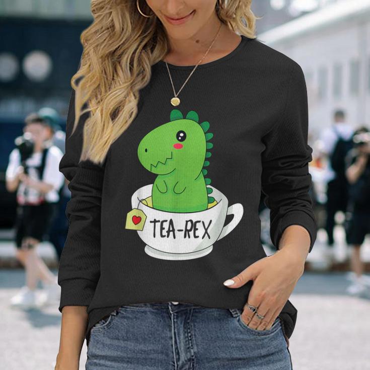 Dino Tea-Rex Langarmshirts Geschenke für Sie