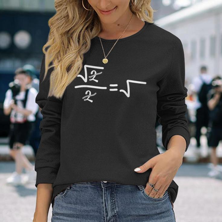 Maths Nerd Root 2 Geeks Langarmshirts Geschenke für Sie