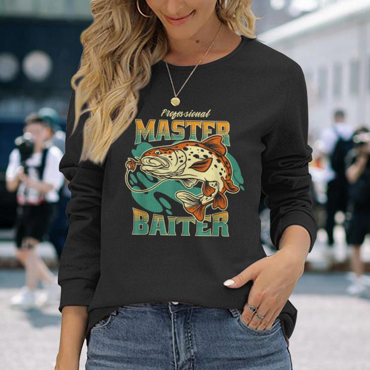 Professional Master Baiter Fischer Adult Humour Langarmshirts Geschenke für Sie