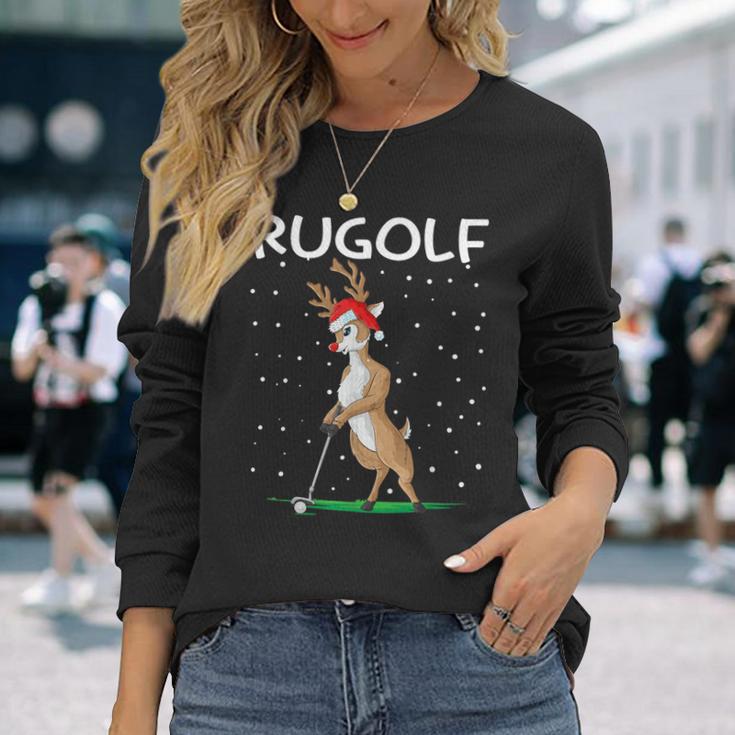 Rugolf Reindeer Christmas Golf Langarmshirts Geschenke für Sie