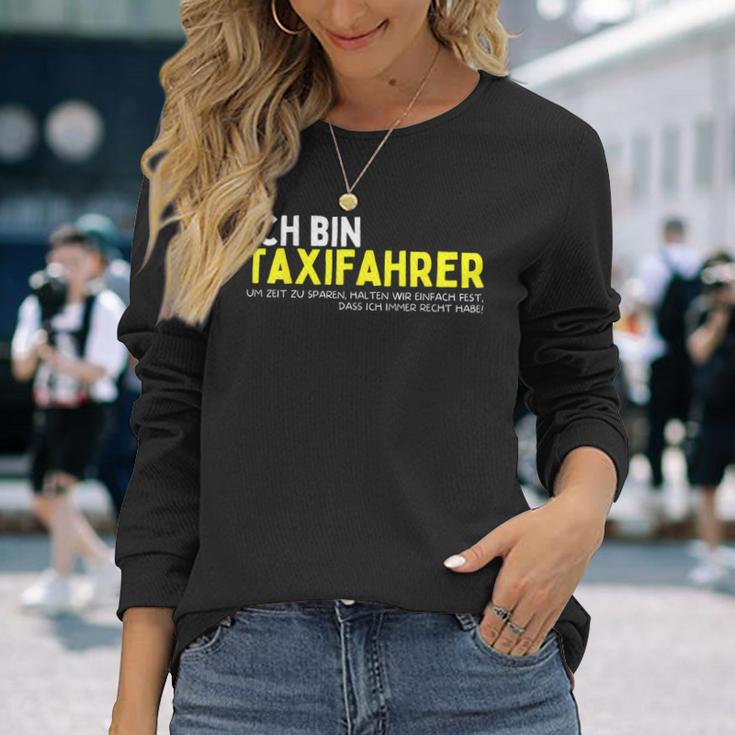 Taxi Driver Job Taxi Chauffeur Slogan S Langarmshirts Geschenke für Sie