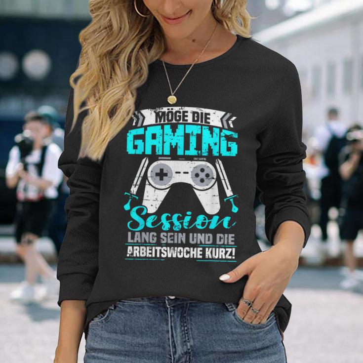 Gamer Zocker Games Pc Gaming Slogan Langarmshirts Geschenke für Sie