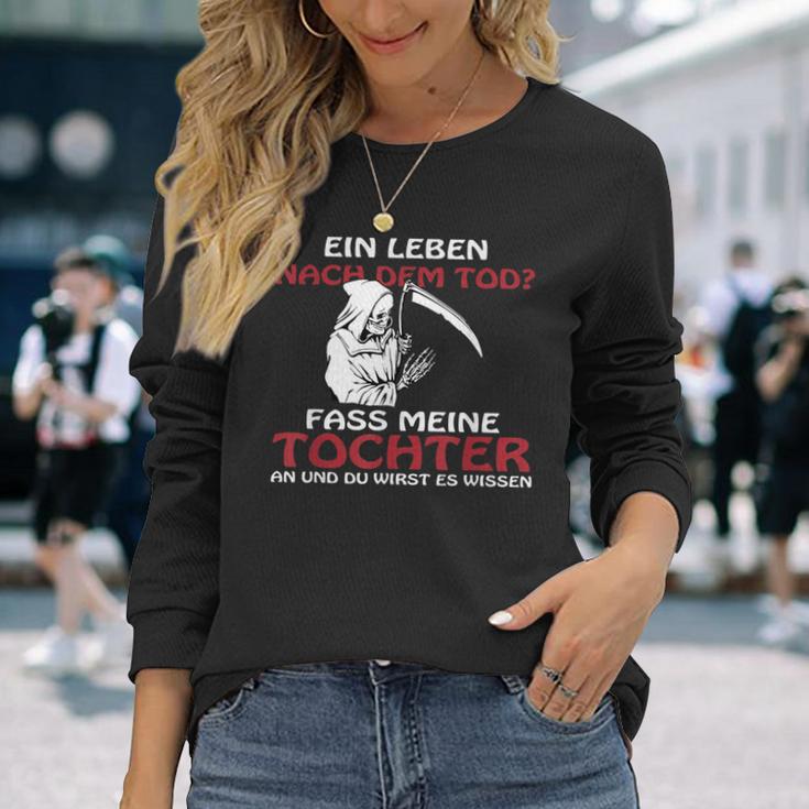 For Dad Fass Meine Tochter Nicht An An Langarmshirts Geschenke für Sie