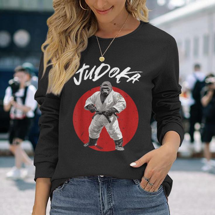 Gorilla Judoka Judo Langarmshirts Geschenke für Sie