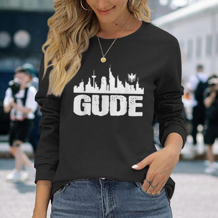 Gude Hessian Sayings Words Frankfurt Hessentag Langarmshirts Geschenke für Sie