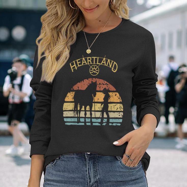 Heartland Retrointage Sunset Langarmshirts Geschenke für Sie