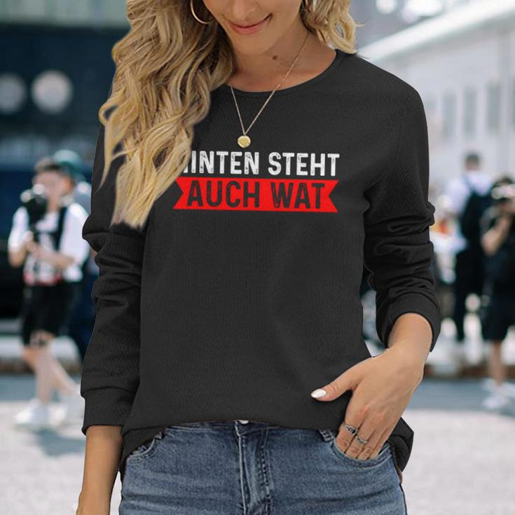 With Hinten Steht Auch Wat Langarmshirts Geschenke für Sie