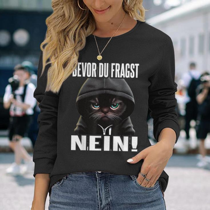 Ich Bevor Du Fragst Nein Langarmshirts Geschenke für Sie