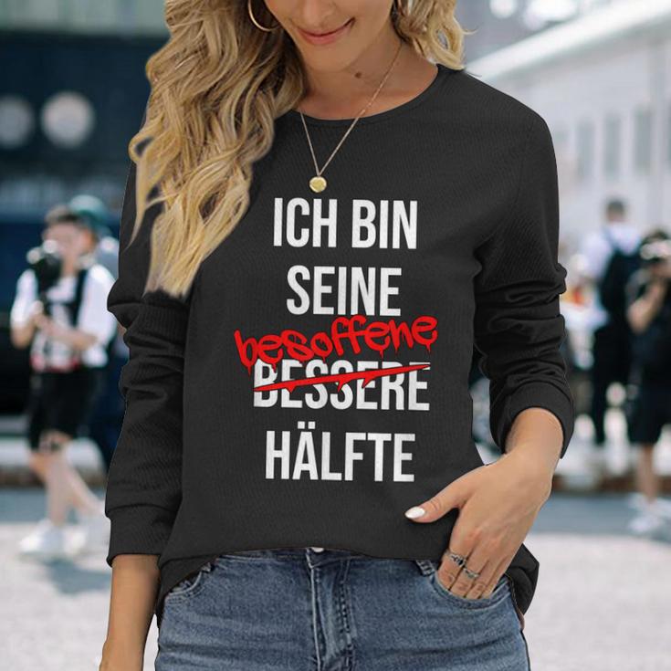 Ich Bin His Besoffen Half Langarmshirts Geschenke für Sie