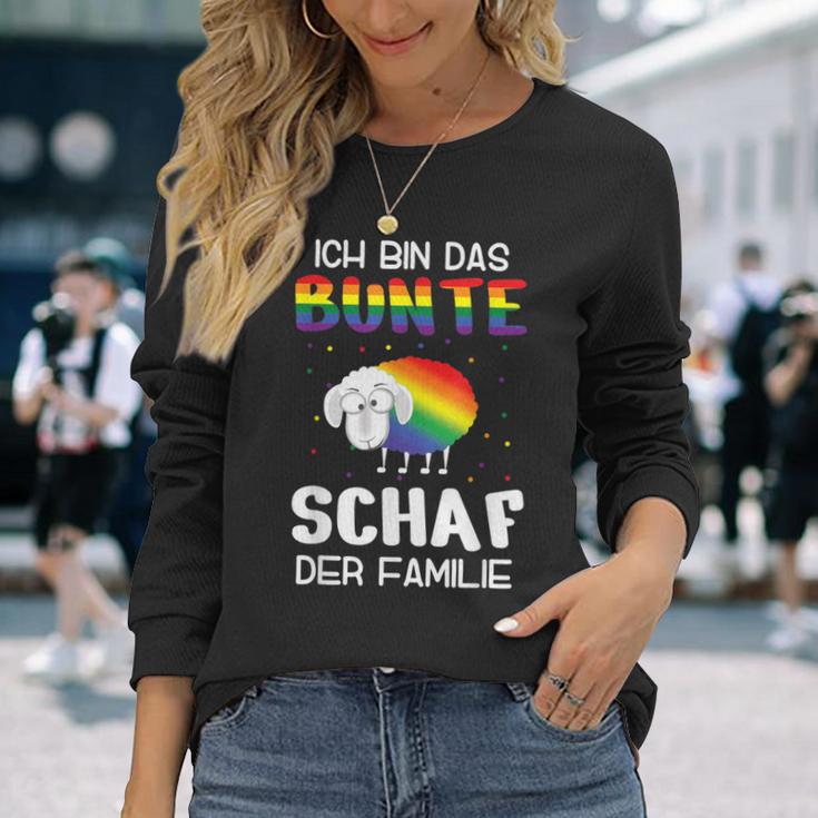 Ich Bin Das Bunt Schaf Der Familie Gay Pride Ich Bin Schwul I'm The Colourful Langarmshirts Geschenke für Sie