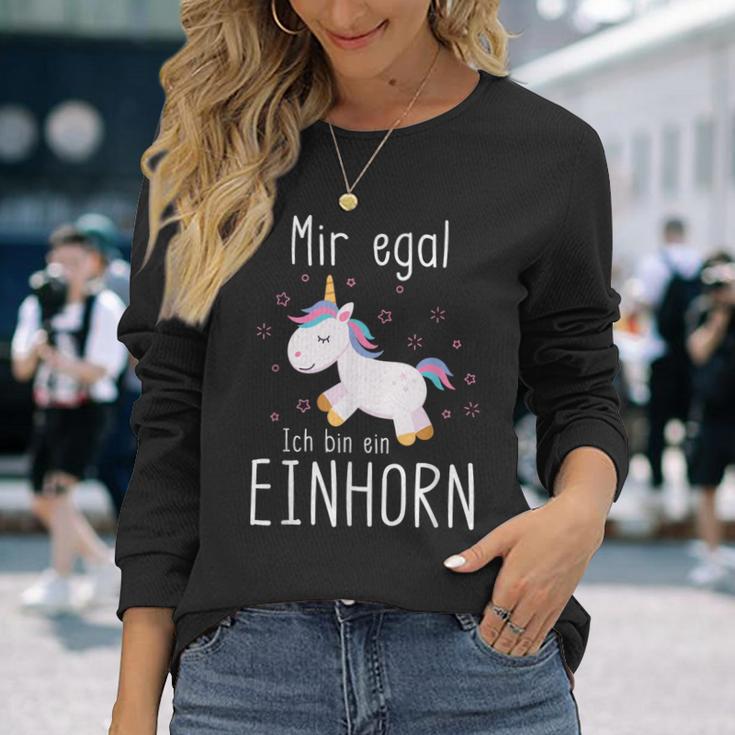 Ich Bin Ein Einhorn Fabelwesen Mir Egal Ich Bin Ein Langarmshirts Geschenke für Sie