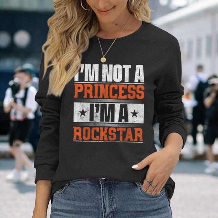 Ich Bin Keine Prinzessin Ich Bin Ein Rockstar Langarmshirts Geschenke für Sie