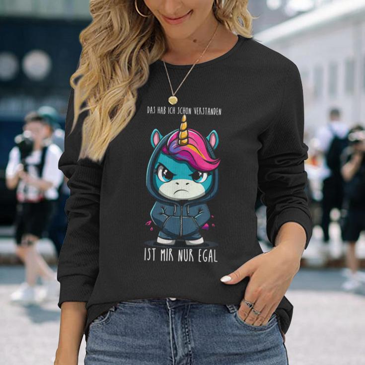 Ich Habe Das Schonerstanden Ist Mir Nur Egal Unicorn Langarmshirts Geschenke für Sie