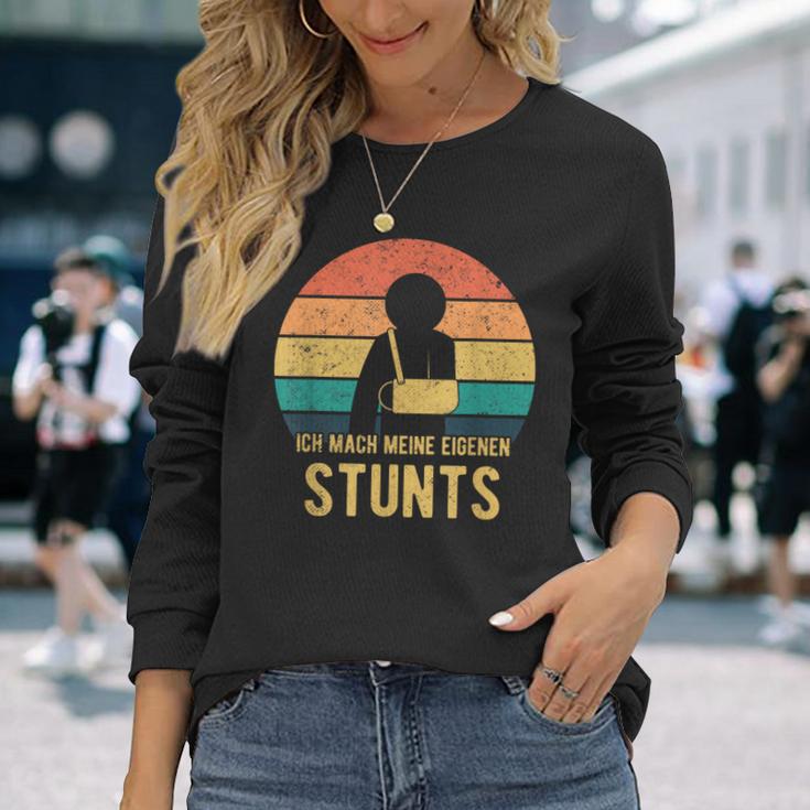 Ich Mache Meine Own Stunts Gipsarm Langarmshirts Geschenke für Sie