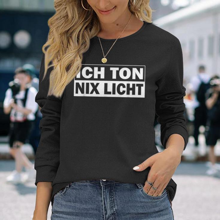 Ich Ton Nix Licht Sound Technik Langarmshirts Geschenke für Sie