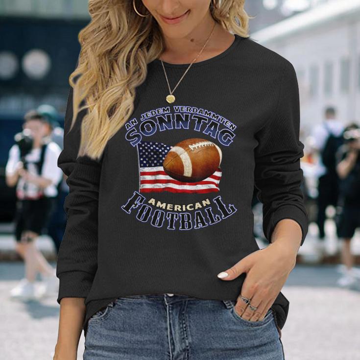 An Jedenerdammten Sonntag American Football S Langarmshirts Geschenke für Sie