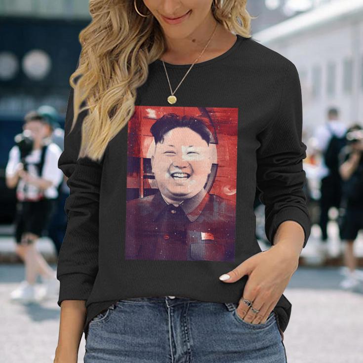 Kim Jong Un Diktator Nordkorea Langarmshirts Geschenke für Sie