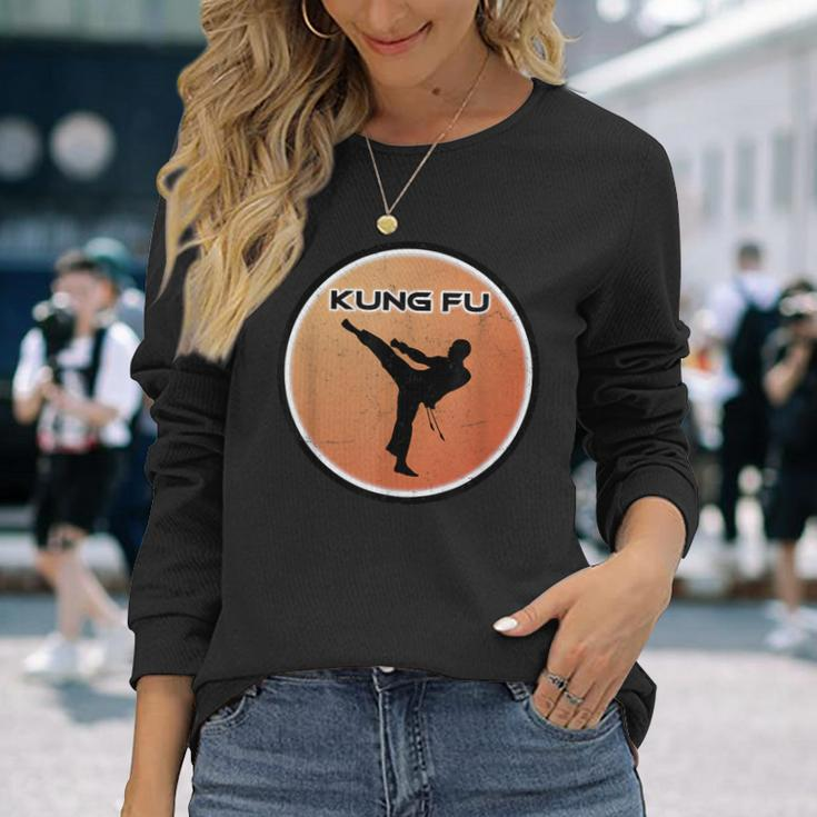 Kung Fu High Kick Langarmshirts Geschenke für Sie