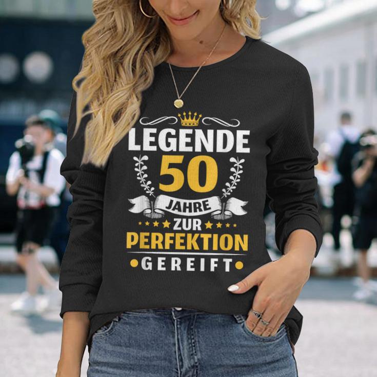 Legende 50 Jahre Zur Perfektion Gereift 50Th Birthday Langarmshirts Geschenke für Sie