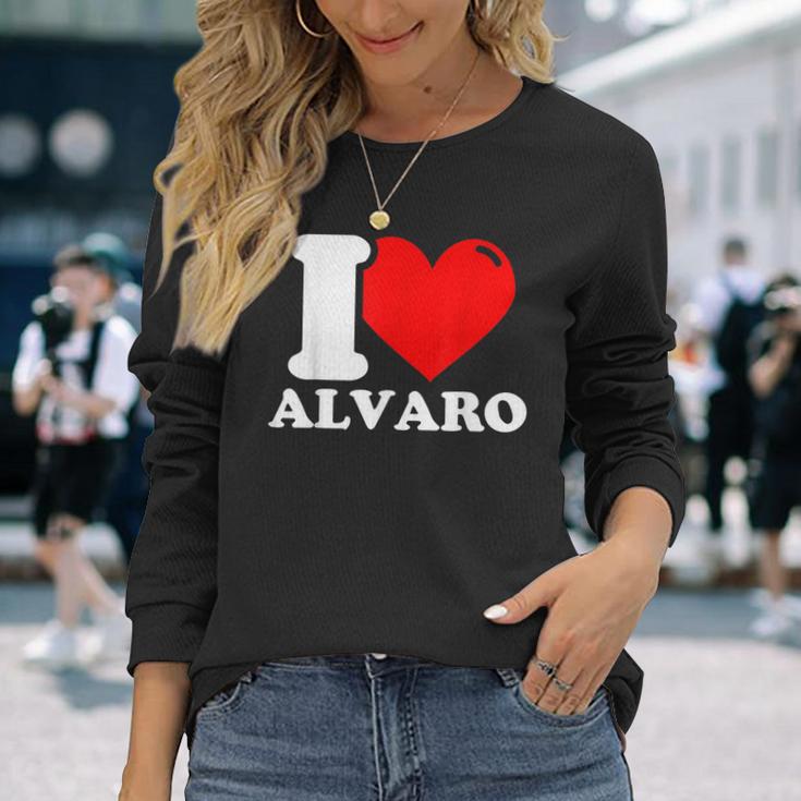 I Love Alvaro Langarmshirts Geschenke für Sie