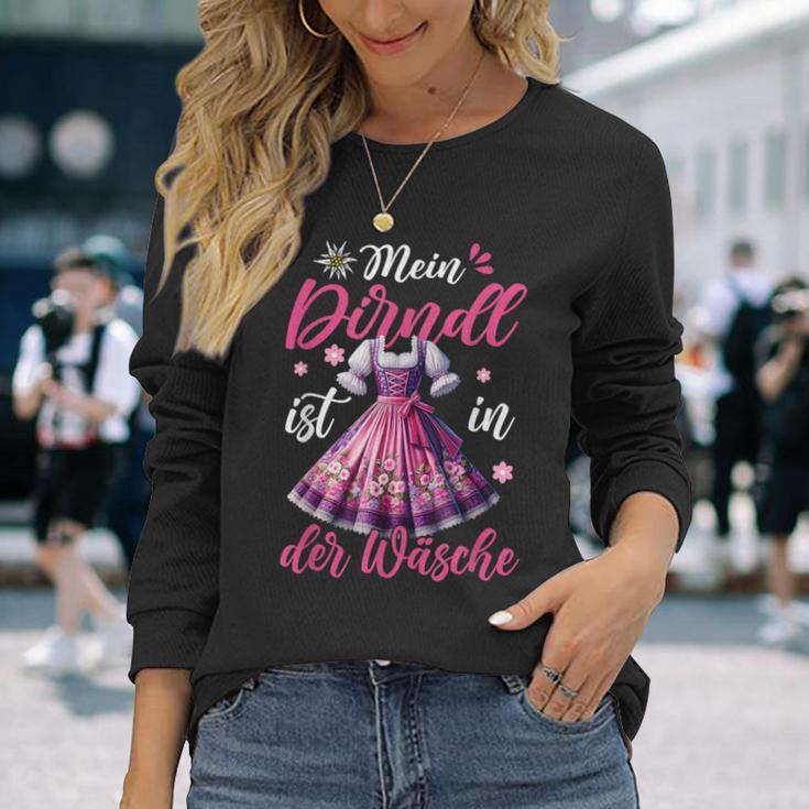 Mein Dirndl Ist In Der Waschen Langarmshirts Geschenke für Sie