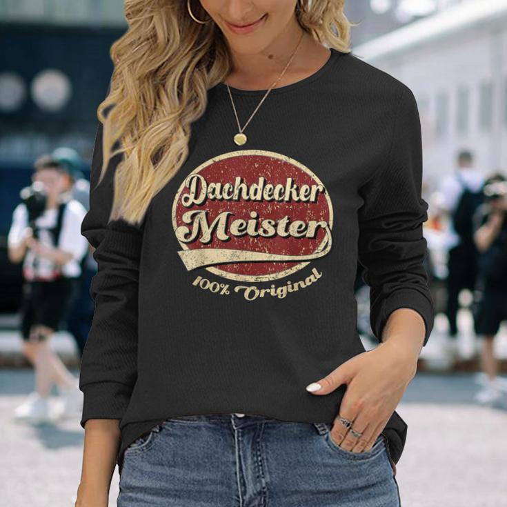 Meister Dachdecker Handwek 100 Original Langarmshirts Geschenke für Sie