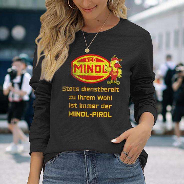 Minol Minol-Pirrol Grunge Effect -Eb Folkseigenen Berieb Langarmshirts Geschenke für Sie