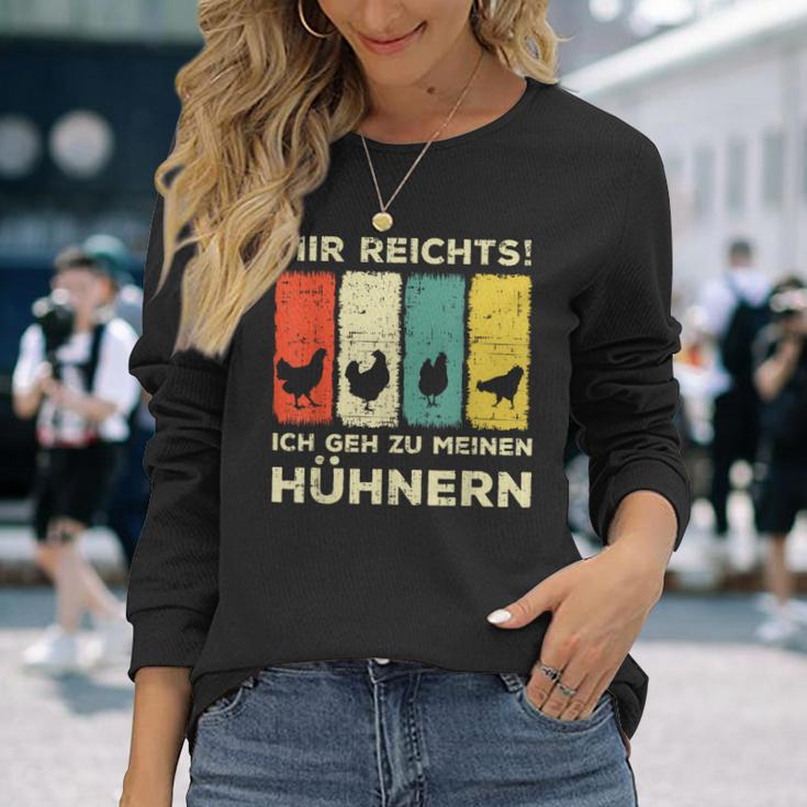 Mir Reichts Ich Geh Zu Meinen Hühnern Hühnerzucht Hühner Langarmshirts Geschenke für Sie