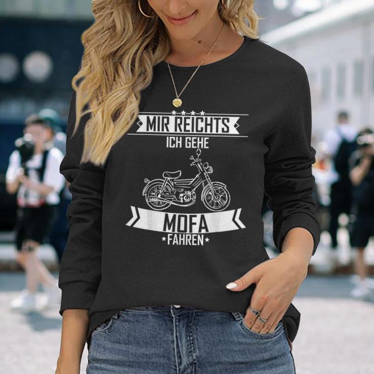 Mir Reichts Ich Gehe Mofa Driving Langarmshirts Geschenke für Sie