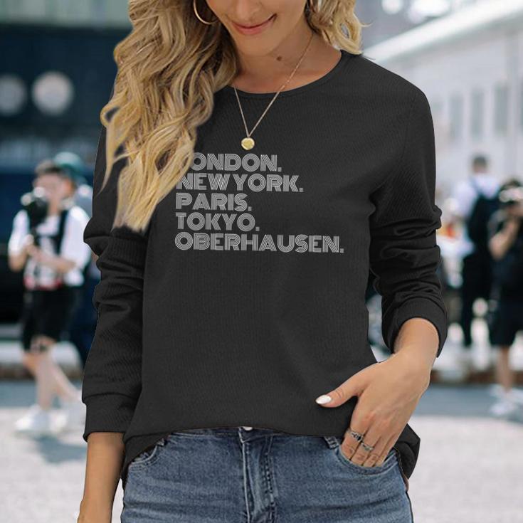 Oberhausen City Metropolis Home Region Langarmshirts Geschenke für Sie