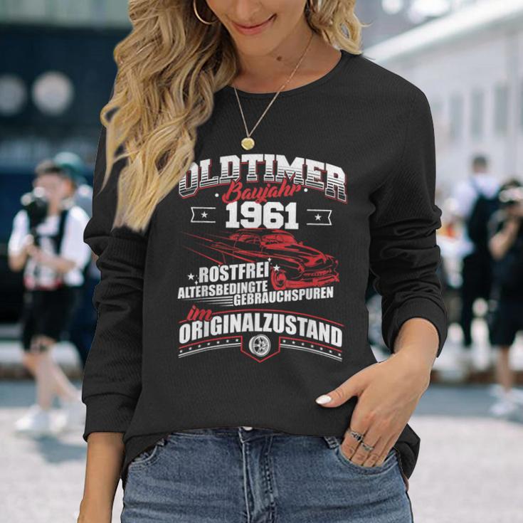 Oldtimer Baujahr 1961Intage Birthday S Langarmshirts Geschenke für Sie