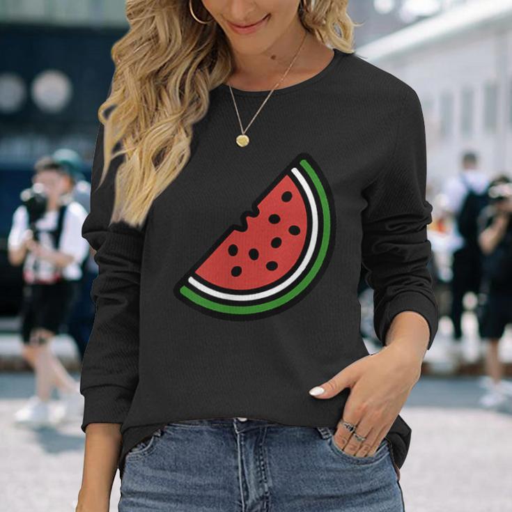 Palestine Watermelon Langarmshirts Geschenke für Sie