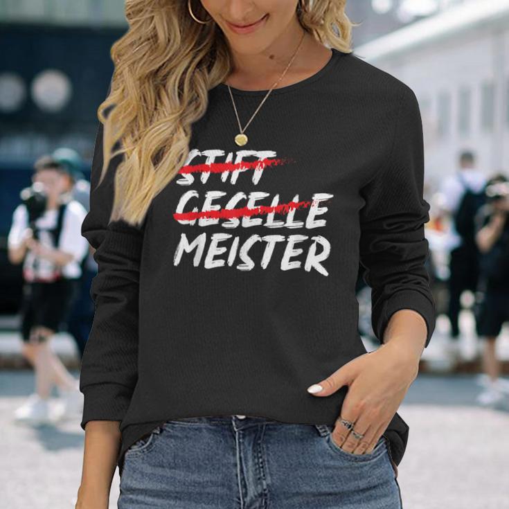 Pen Geselle Meister Meisterprüfung Prüfung Für Handwerker Langarmshirts Geschenke für Sie