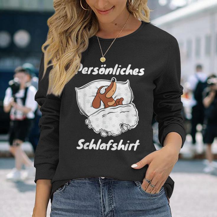 Personal Sleep Dachshund Pyjamas Langarmshirts Geschenke für Sie