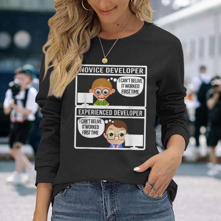 Programadores Programadores Programación Informática Camiseta de manga larga Regalos para ella