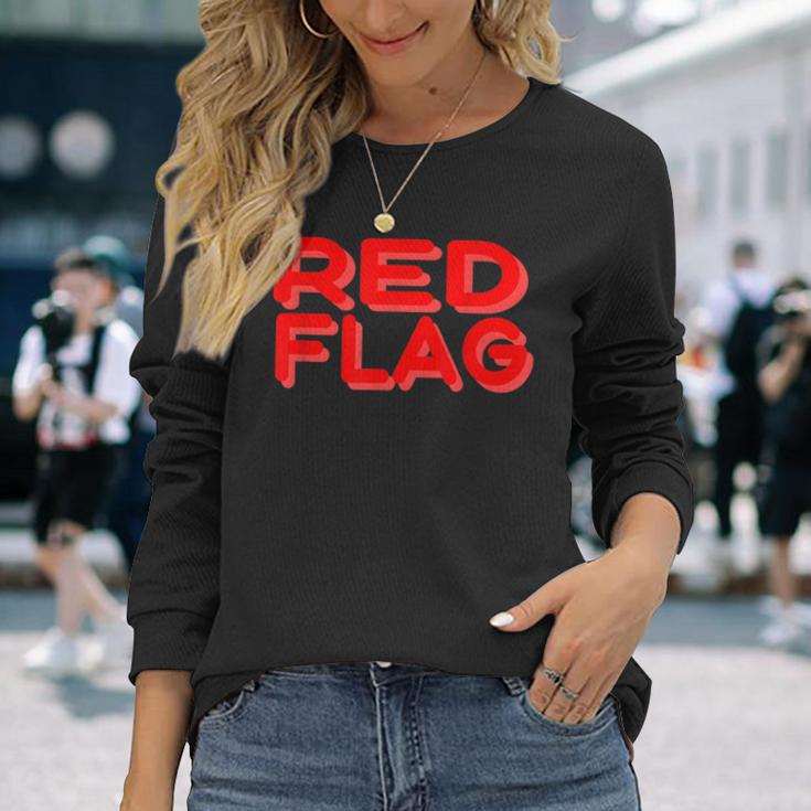 Red Flag Langarmshirts Geschenke für Sie