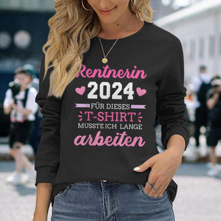 Rentnerin 2024 Dieses Musste Lange Arbeiten Rente Retirement Langarmshirts Geschenke für Sie