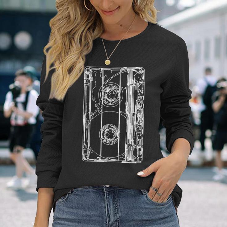 Retro 90S Costume Music Cassette Langarmshirts Geschenke für Sie