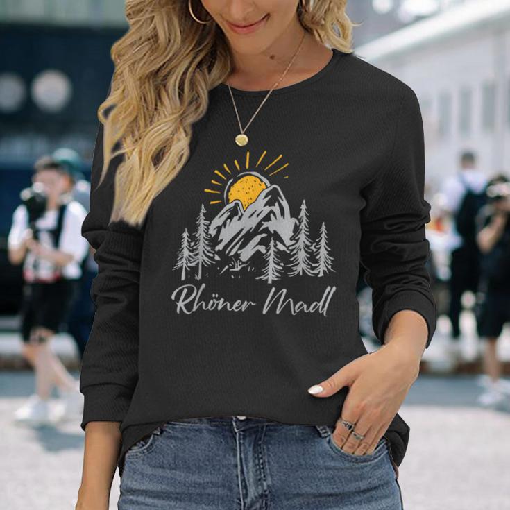 Rhöner Madl Region Mountains Langarmshirts Geschenke für Sie